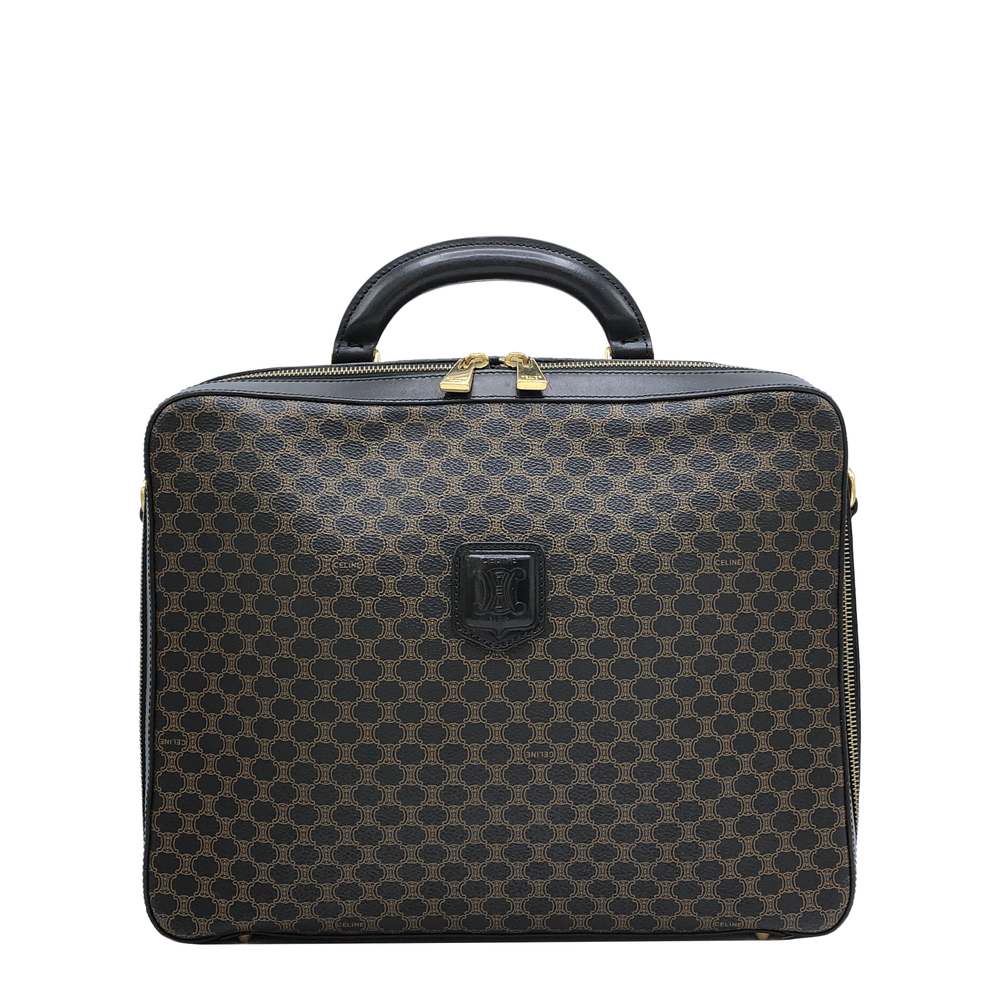 SOLD Celine | Black Macadam Briefcase